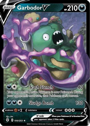 Image of Garbodor V (100/203) [Sword & Shield: Evolving Skies]