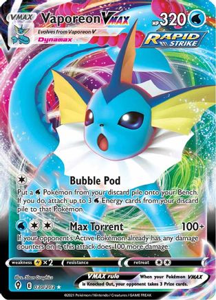 Image of Vaporeon VMAX (030/203) [Sword & Shield: Evolving Skies]
