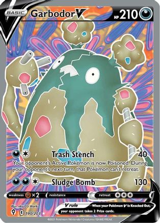 Image of Garbodor V (190/203) [Sword & Shield: Evolving Skies]