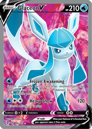 Image of Glaceon V (174/203) [Sword & Shield: Evolving Skies]