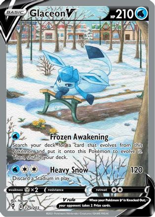 Image of Glaceon V (175/203) [Sword & Shield: Evolving Skies]