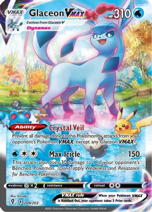 Image of Glaceon VMAX (209/203) [Sword & Shield: Evolving Skies]