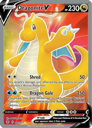 Image of Dragonite V (191/203) [Sword & Shield: Evolving Skies]