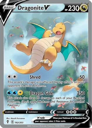 Image of Dragonite V (192/203) [Sword & Shield: Evolving Skies]