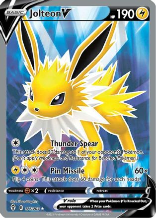 Image of Jolteon V (177/203) [Sword & Shield: Evolving Skies]