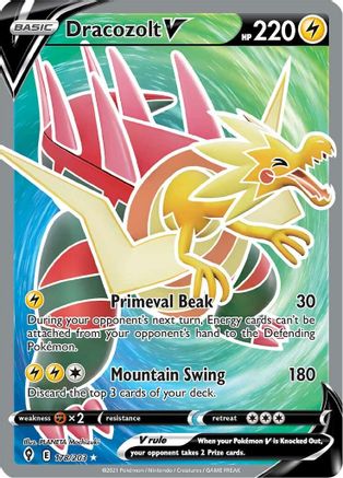 Image of Dracozolt V (178/203) [Sword & Shield: Evolving Skies]