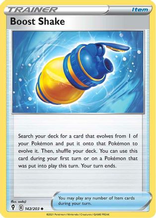 Image of Boost Shake (142/203) [Sword & Shield: Evolving Skies]