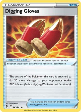 Image of Digging Gloves (145/203) [Sword & Shield: Evolving Skies]