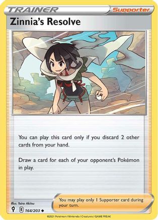 Image of Zinnia's Resolve (164/203) [Sword & Shield: Evolving Skies]