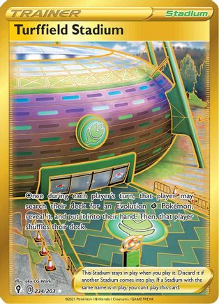 Image of Turffield Stadium (234/203) [Sword & Shield: Evolving Skies]