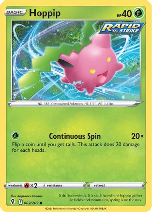 Image of Hoppip (002/203) [Sword & Shield: Evolving Skies]