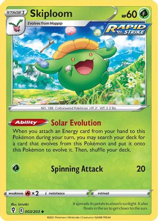 Image of Skiploom (003/203) [Sword & Shield: Evolving Skies]