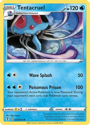 Image of Tentacruel (027/203) [Sword & Shield: Evolving Skies]