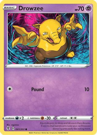 Image of Drowzee (061/203) [Sword & Shield: Evolving Skies]