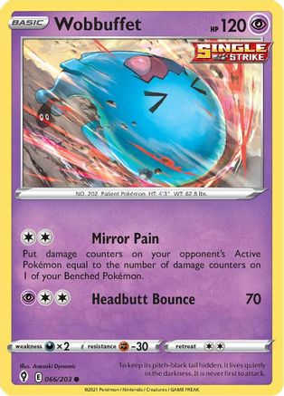 Image of Wobbuffet (066/203) [Sword & Shield: Evolving Skies]