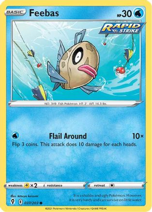 Image of Feebas (037/203) [Sword & Shield: Evolving Skies]