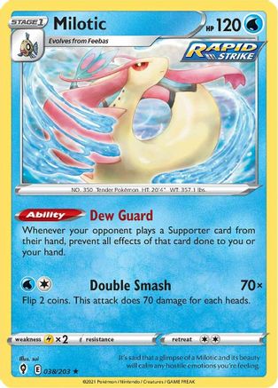 Image of Milotic (038/203) [Sword & Shield: Evolving Skies]