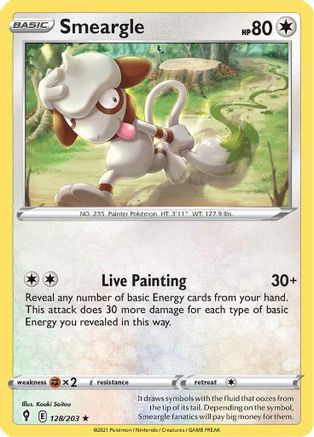 Image of Smeargle (128/203) [Sword & Shield: Evolving Skies]