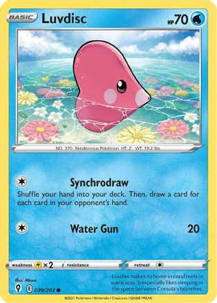Image of Luvdisc (039/203) [Sword & Shield: Evolving Skies]
