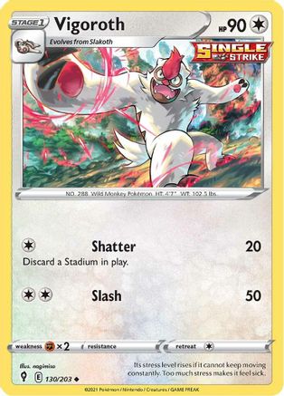 Image of Vigoroth (130/203) [Sword & Shield: Evolving Skies]