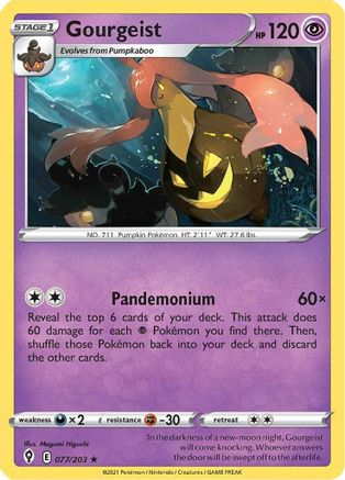 Image of Gourgeist (077/203) [Sword & Shield: Evolving Skies]