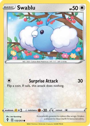 Image of Swablu (132/203) [Sword & Shield: Evolving Skies]