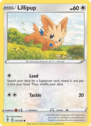 Image of Lillipup (133/203) [Sword & Shield: Evolving Skies]