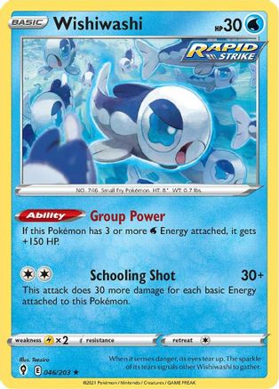 Image of Wishiwashi (046/203) [Sword & Shield: Evolving Skies]