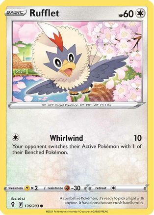 Image of Rufflet (136/203) [Sword & Shield: Evolving Skies]