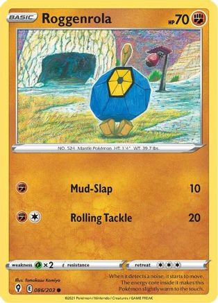 Image of Roggenrola (086/203) [Sword & Shield: Evolving Skies]