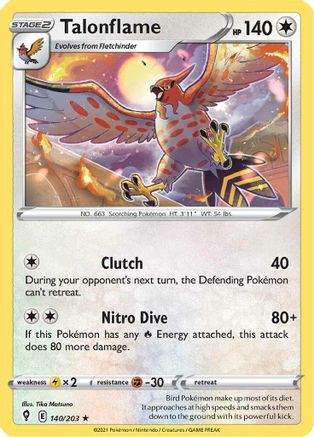 Image of Talonflame (140/203) [Sword & Shield: Evolving Skies]