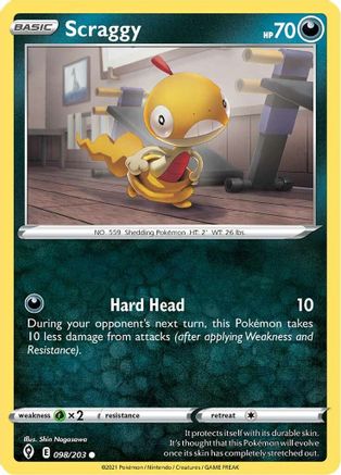 Image of Scraggy (098/203) [Sword & Shield: Evolving Skies]