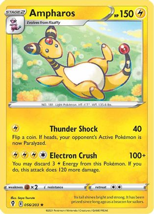 Image of Ampharos (056/203) [Sword & Shield: Evolving Skies]