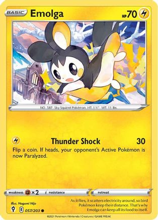 Image of Emolga (057/203) [Sword & Shield: Evolving Skies]