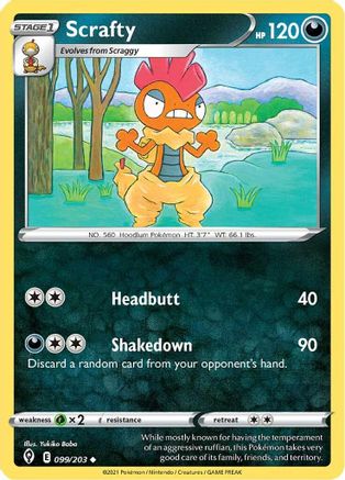Image of Scrafty (099/203) [Sword & Shield: Evolving Skies]
