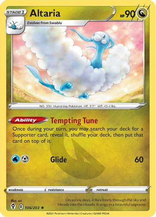 Image of Altaria (106/203) [Sword & Shield: Evolving Skies]