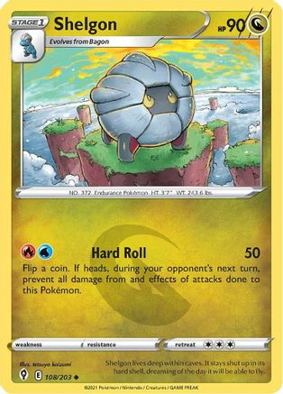 Image of Shelgon (108/203) [Sword & Shield: Evolving Skies]