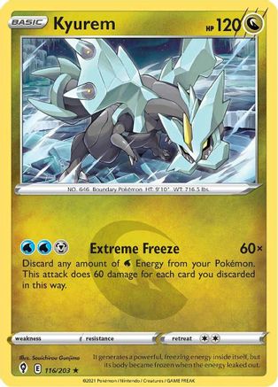 Image of Kyurem (116/203) [Sword & Shield: Evolving Skies]
