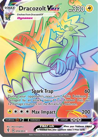 Image of Dracozolt VMAX (210/203) [Sword & Shield: Evolving Skies]
