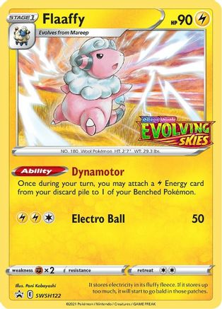 Image of Flaaffy (SWSH122) (Prerelease Promo) [Sword & Shield: Black Star Promos]