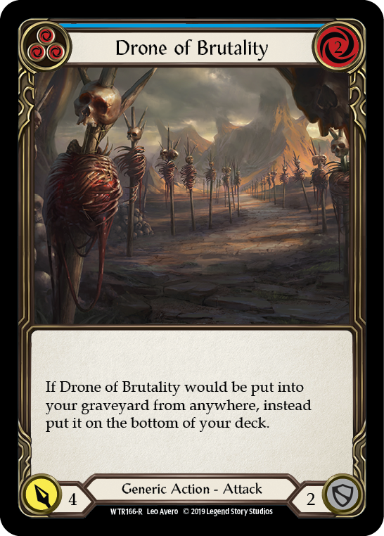 Image of Drone of Brutality (Blue) [WTR166-R] (Welcome to Rathe)  Alpha Print Normal