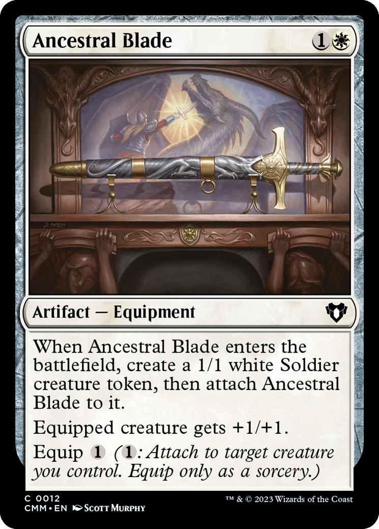 Image of Ancestral Blade [Commander Masters]