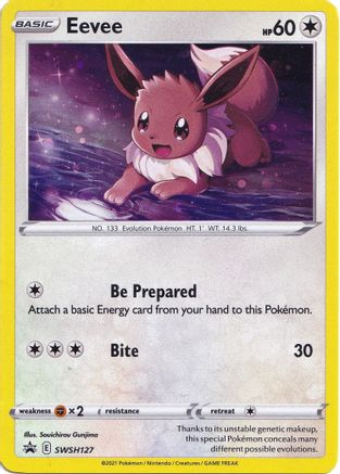 Image of Eevee (SWSH127) [Sword & Shield: Black Star Promos]