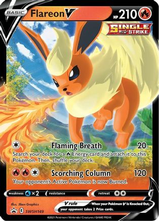 Image of Flareon V (SWSH149) [Sword & Shield: Black Star Promos]