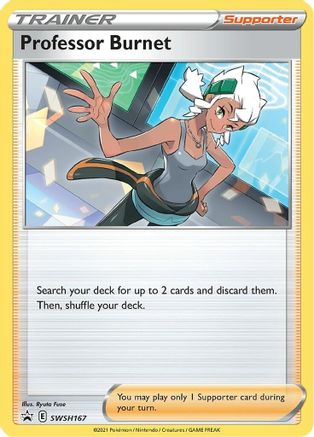 Image of Professor Burnet (SWSH167) [Sword & Shield: Black Star Promos]