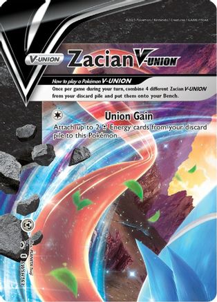 Image of Zacian V-Union (SWSH163) [Sword & Shield: Black Star Promos]