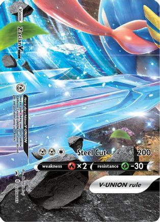 Image of Zacian V-Union (SWSH165) [Sword & Shield: Black Star Promos]