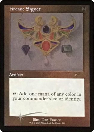 Image of Arcane Signet (Retro) (Foil Etched) [Secret Lair Drop Promos]