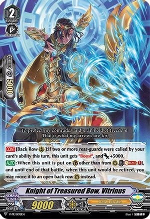 Image of Knight of Treasured Bow, Vitrinus (V-PR/0195EN) [V Promo Cards]