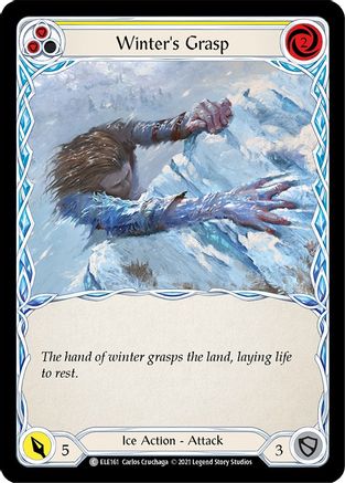 Image of Winter's Grasp (Yellow) [U-ELE161] (Tales of Aria Unlimited)  Unlimited Normal